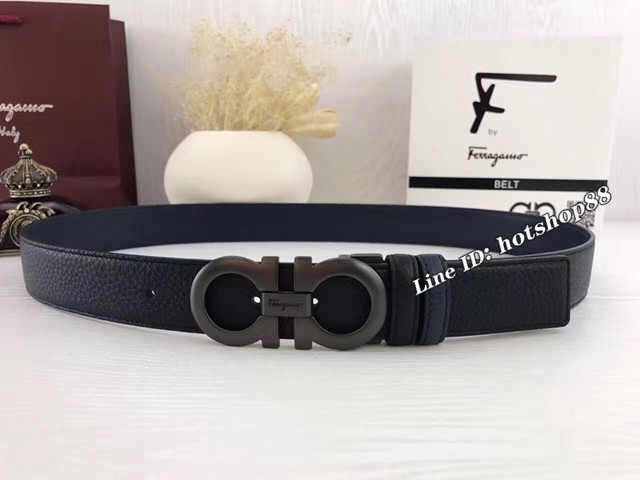 菲拉格慕專櫃款男士皮帶 Ferragamo雙面牛皮爆款腰帶  jjp2223